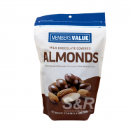 Member's Value Milk Chocolate Covered Almonds 500g 